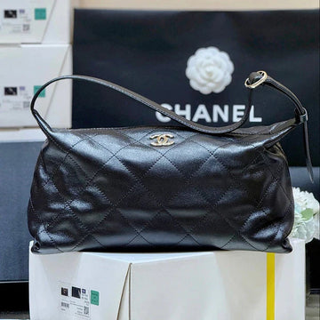 CC 2026 Bag 35CM Black Lambskin 290108