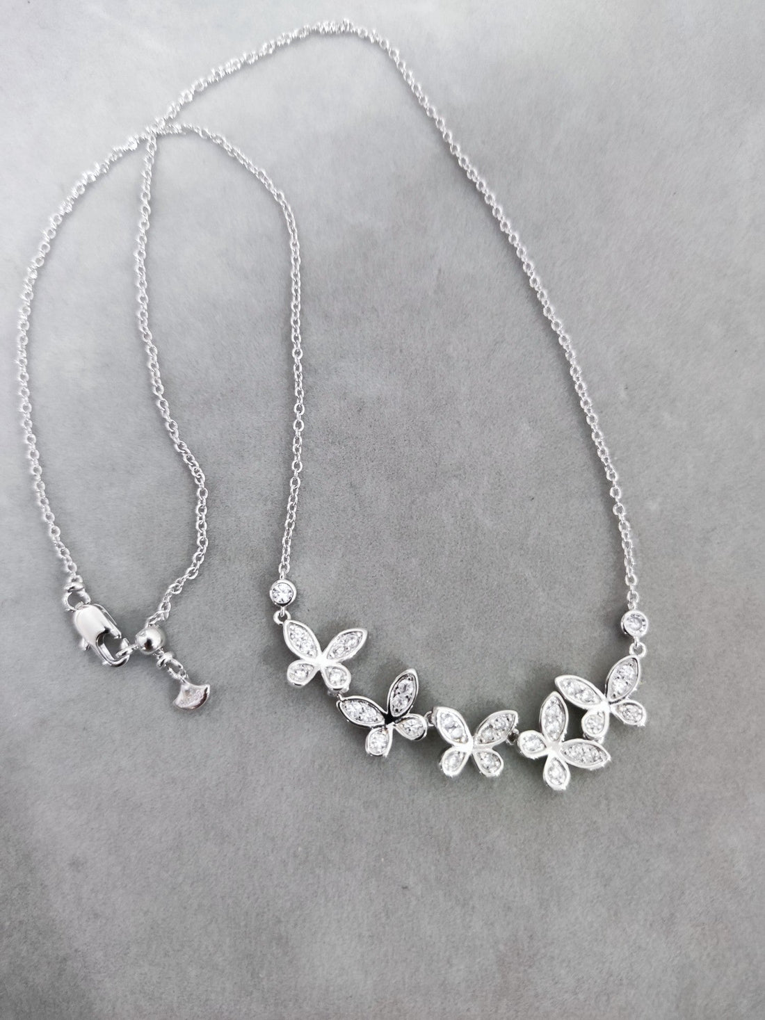 Graff Five Butterflies Full Diamond Necklace