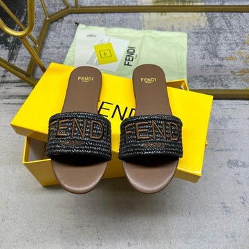 Ff Signature 10 Black Brown Cotton Fibre Slide