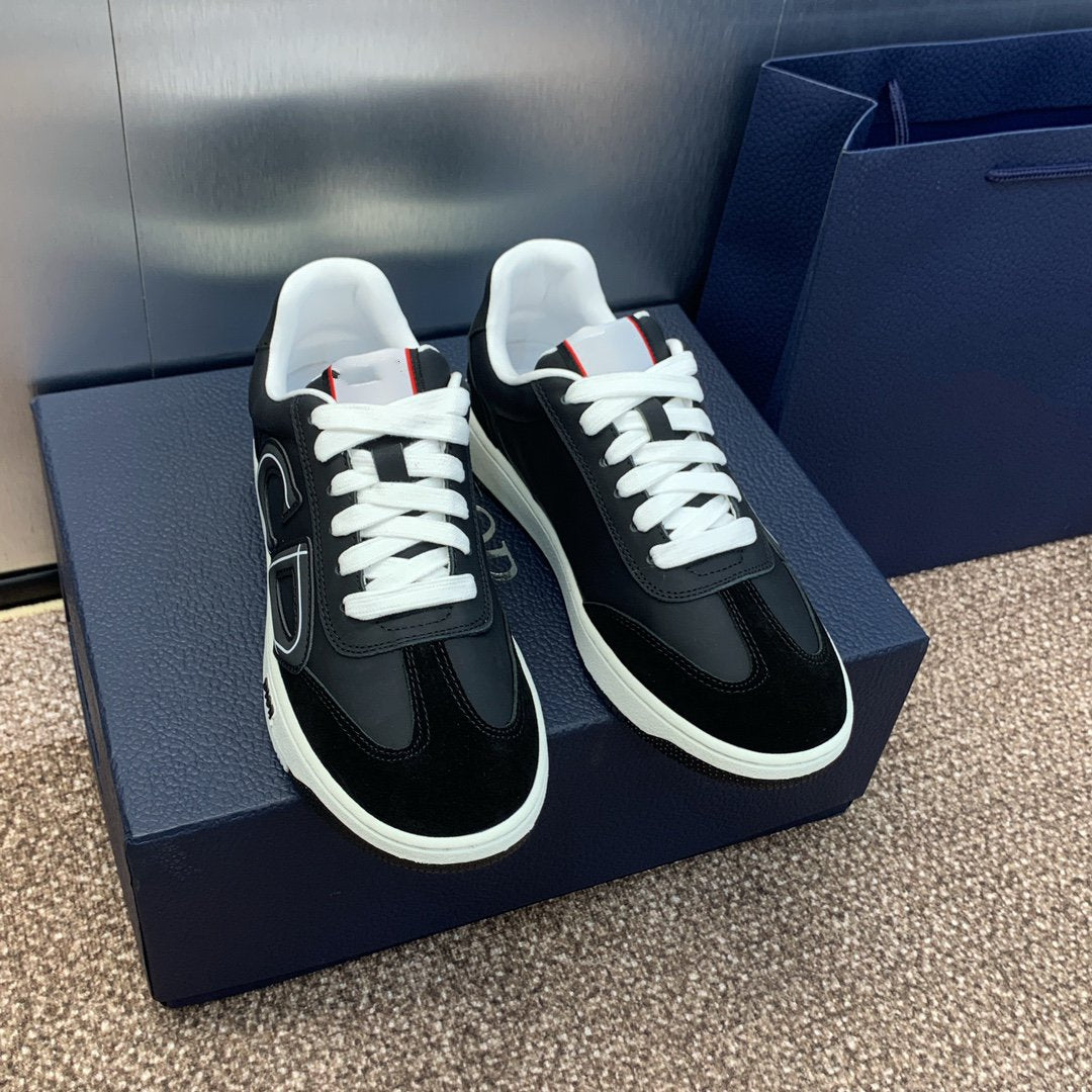 CD Homme Black Calfskin Suede