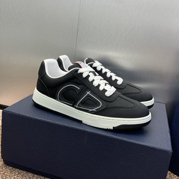 CD Homme Black White Calfskin