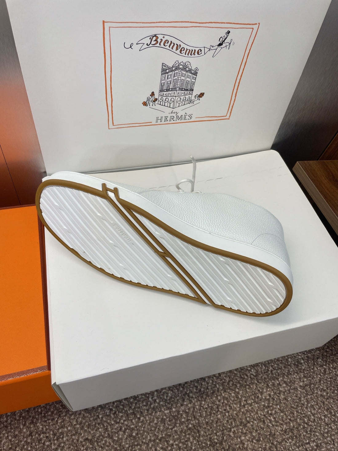 Hm 25 Klicker Sneaker White Calfskin 373017