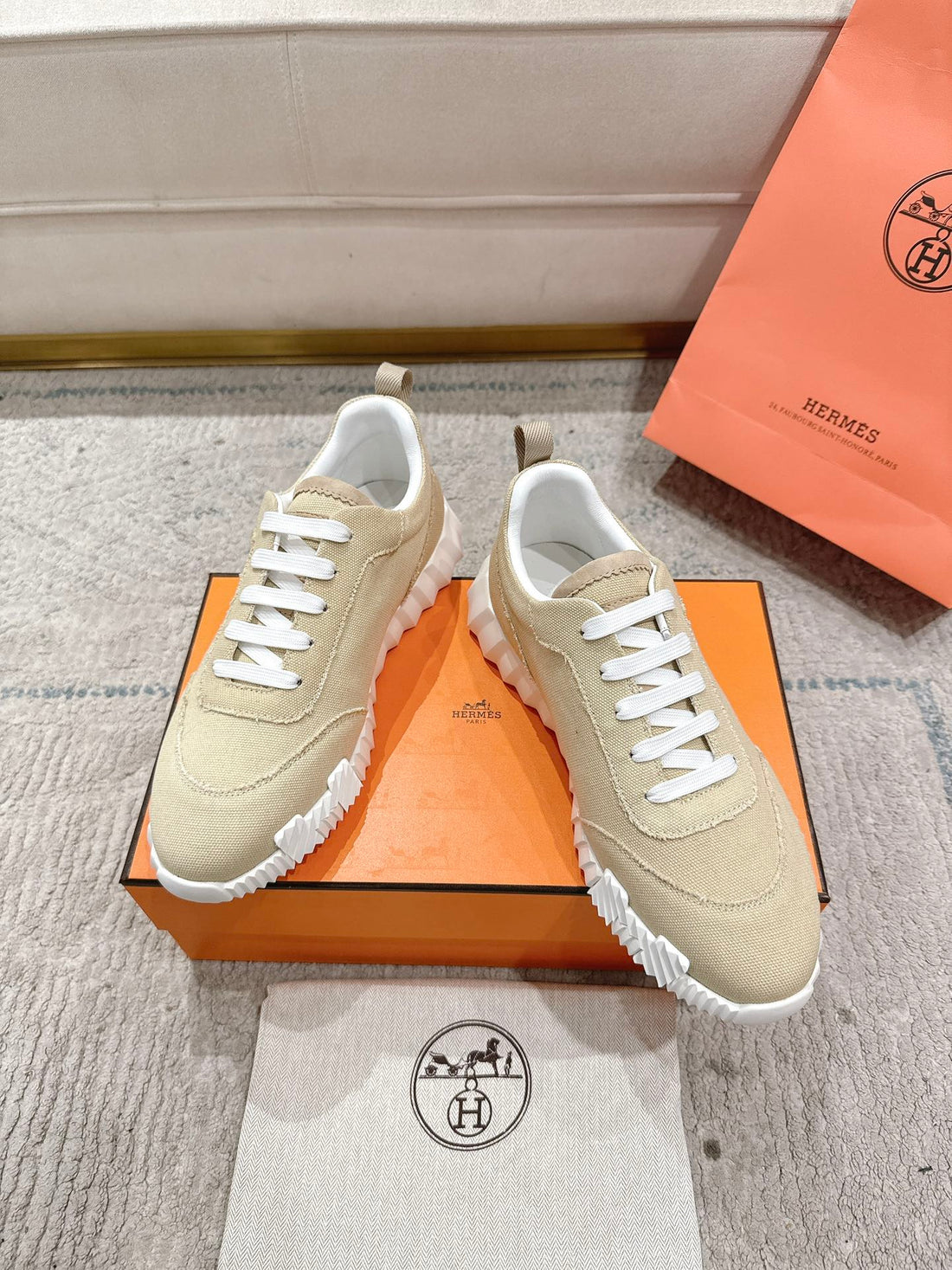 Hm Bouncing Sneaker Khaki Canvas 581315
