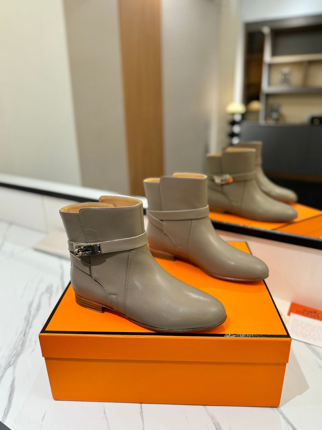Hm Neo Ankle Boot 15MM Light Brown Cowhide 960832