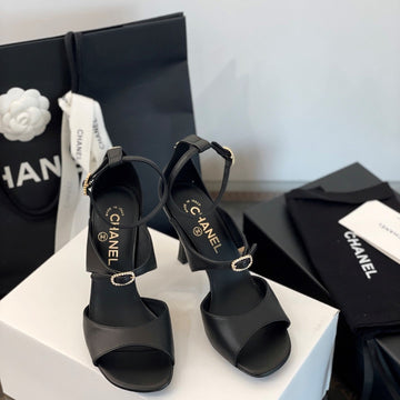 CC Fw 25/26 Pre-Collection Sandals 85MM Black Calfskin