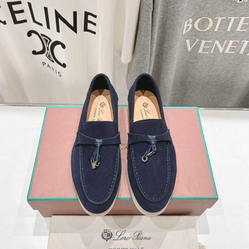 Lp Summer Charms Walk Loafers Denim Suede