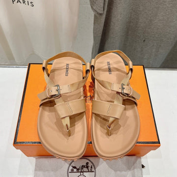 Sandal Braided 30 Champagne Calfskin