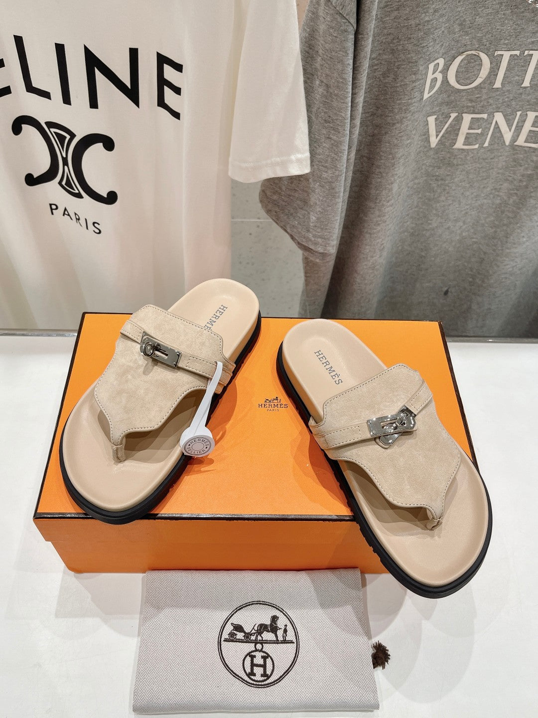Empire Sandal Pastel Pink Suede