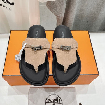 Empire Sandal Black Mix Pastel Pink Suede