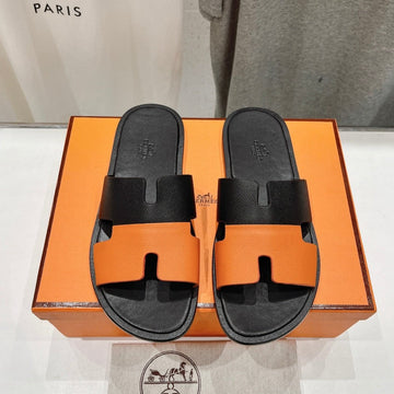Izmir Sandal Black Mix Orange Lambskin