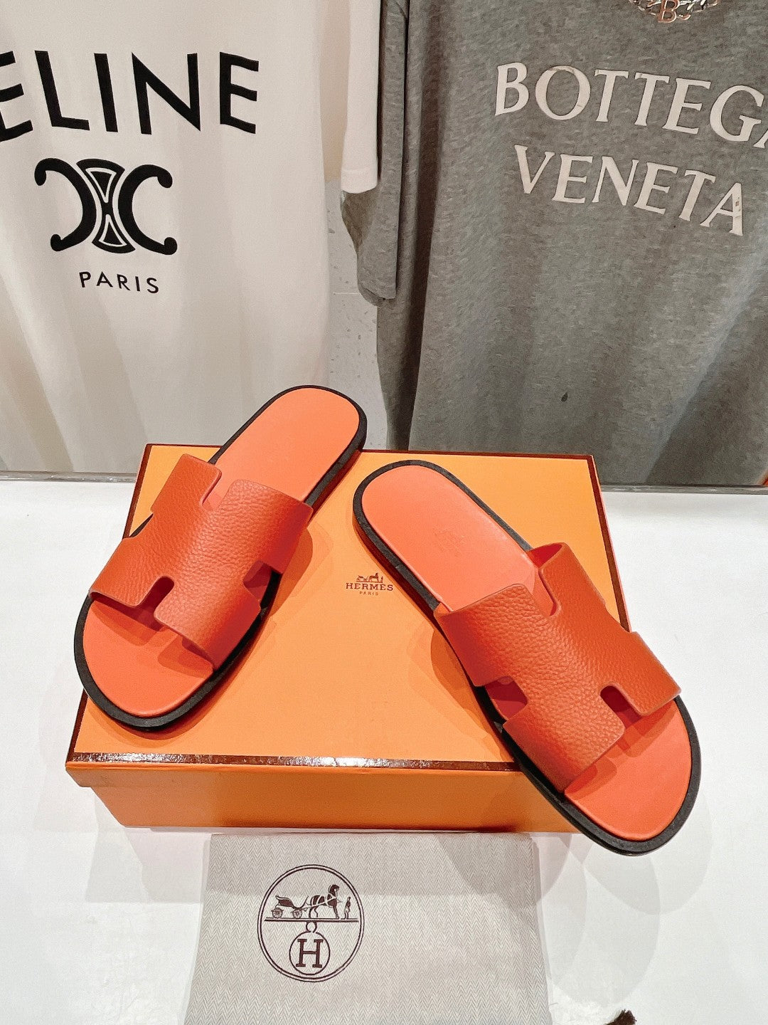 Izmir Sandal Orange Lambskin