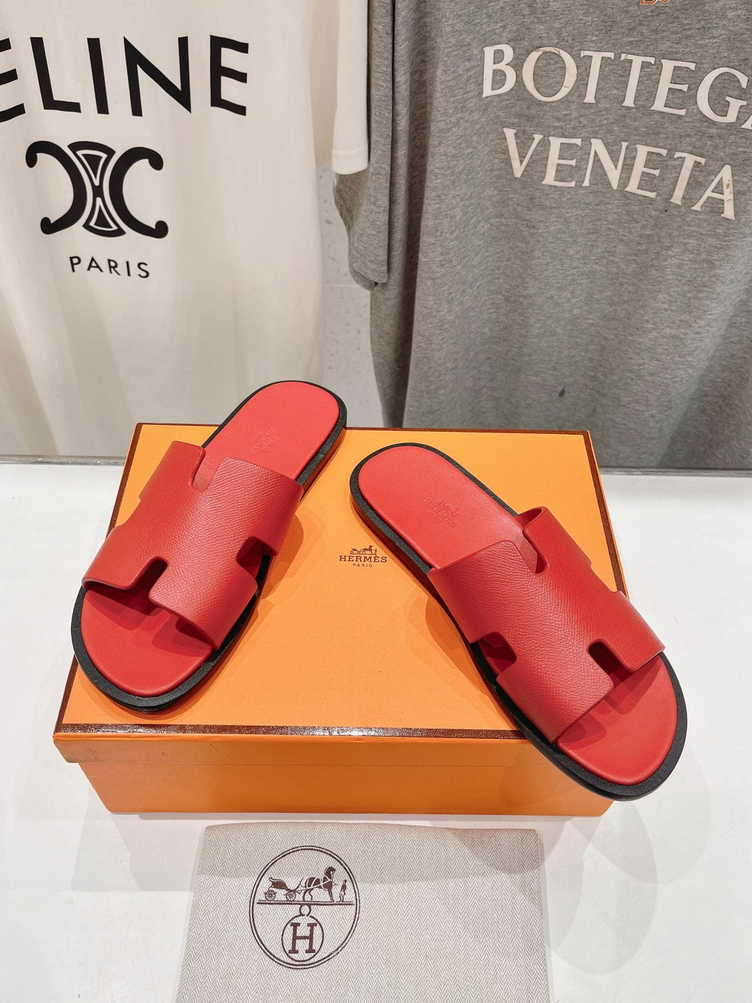 Izmir Sandal Crimson Lambskin