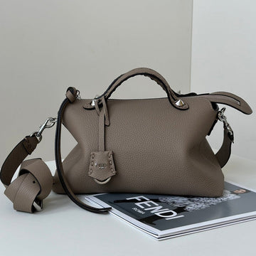 By The Way Selleria Large 29 Bag In Cedar Brown Calfskin