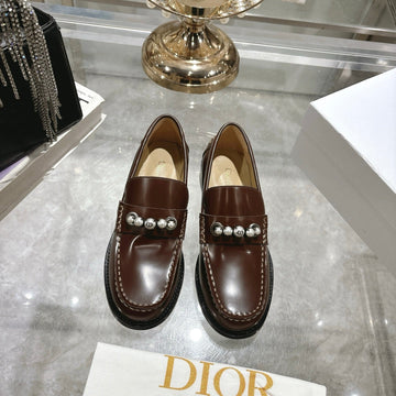 CD 25 Loafers Yellow Brown Patent Leather 306930