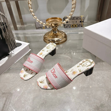 CD 26S Dway Slide 4.5cm Light Pink Colorful Cotton 679876