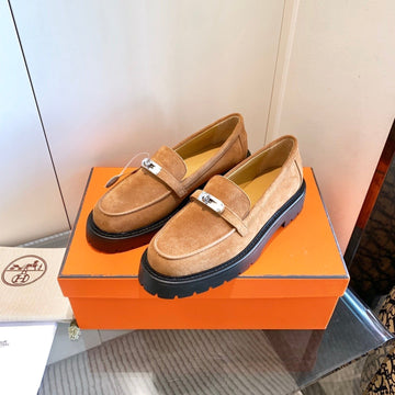 Hm Icone Loafer Caramel Suede 963168