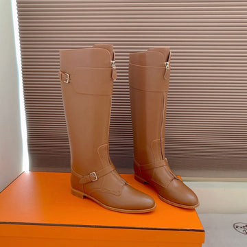 Hm Riding Boots Caramel Cowhide 464357