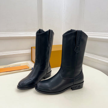 LV Rider Boot 30MM Black Calfskin