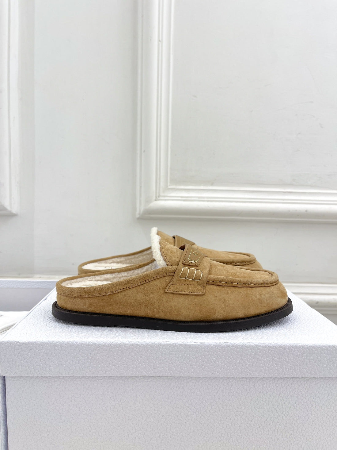 CD Boy Mule Light Brown Suede