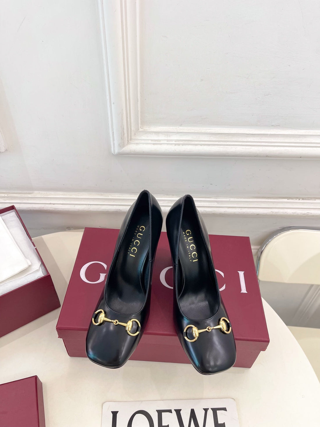 GG 26S Signora Pump 10CM Black Leather 640300