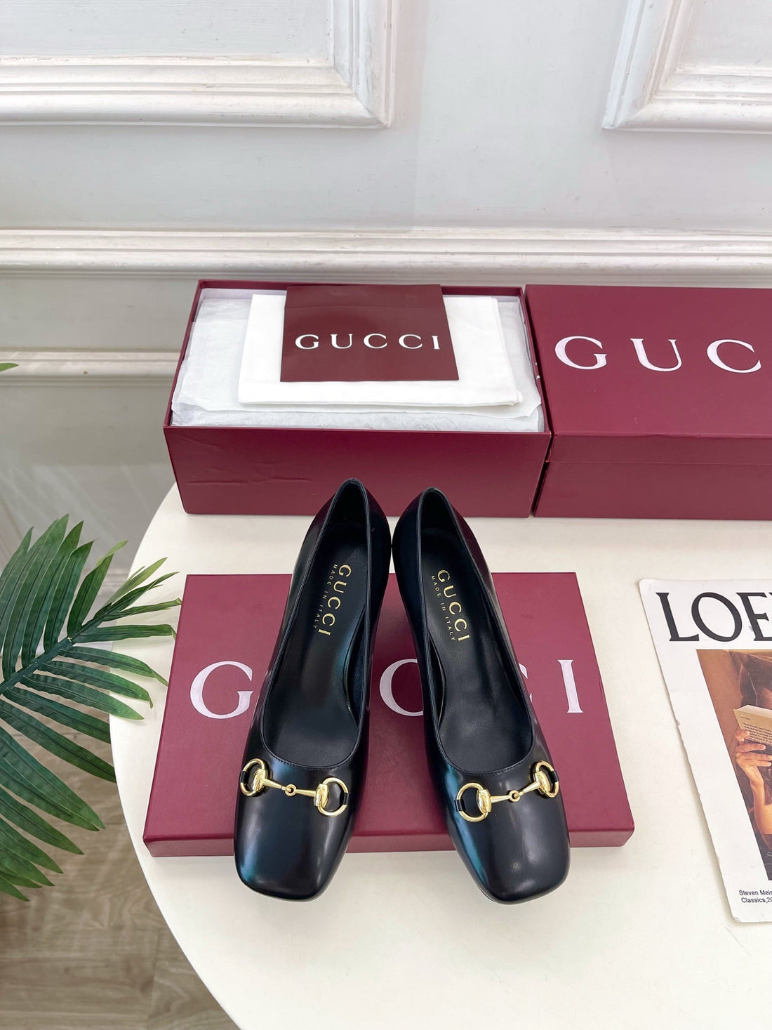 GG 26S Signora Pump 7.5cm Black Leather 640305