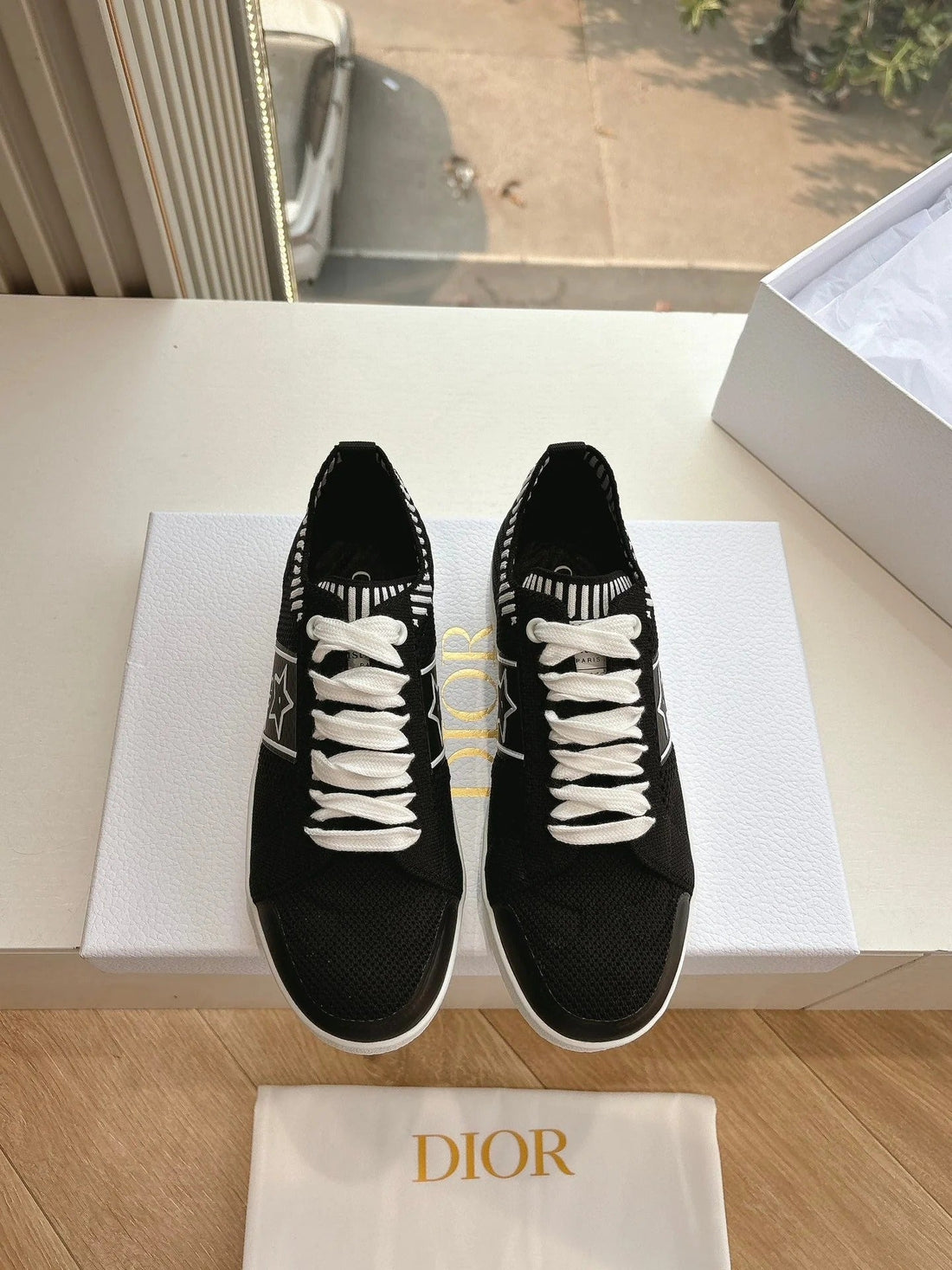 CD 26S Sneaker Black Cowhide 648335