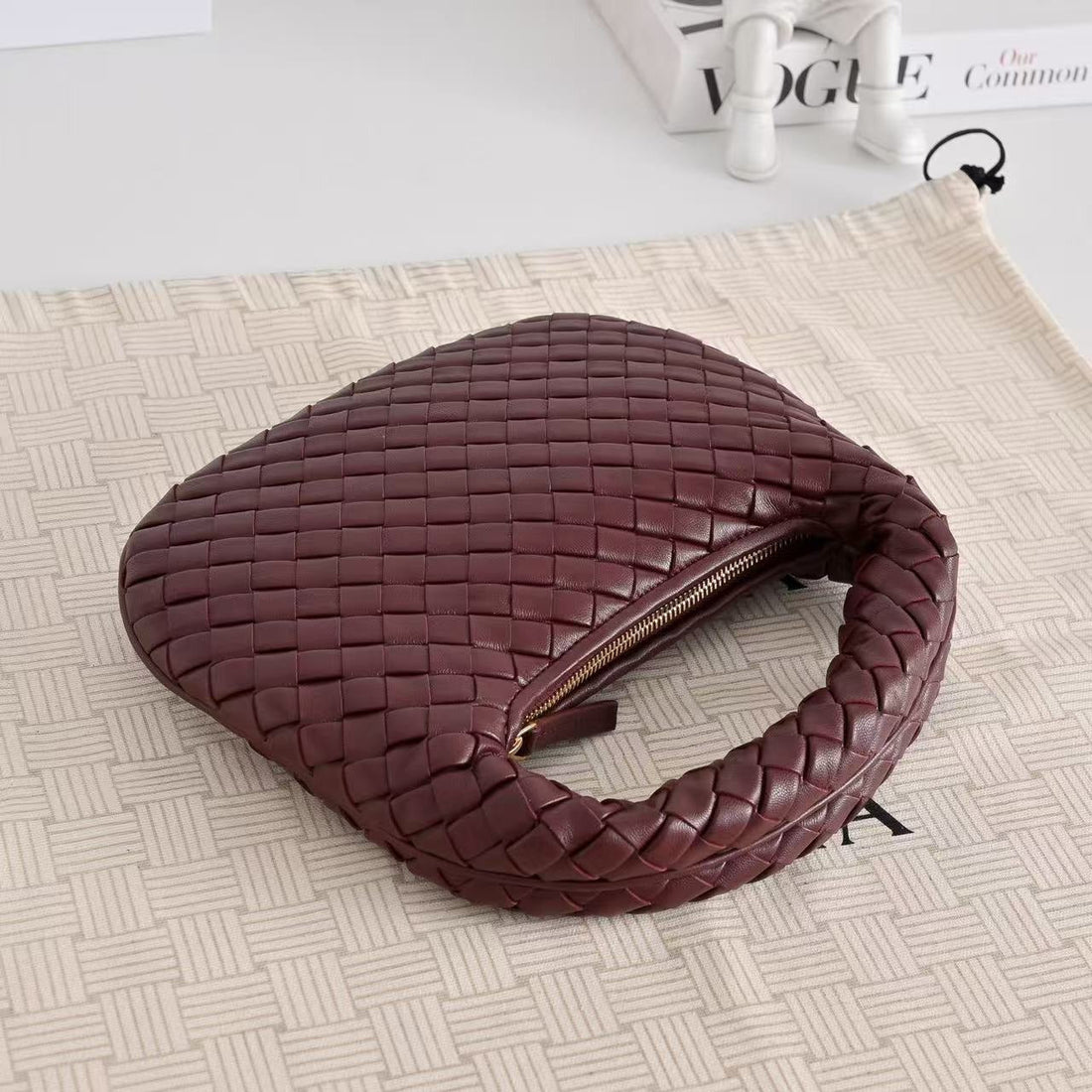 Bv 2026 Bag 26CM Burgundy Lambskin