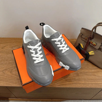 Hm 26SS Sneakers Gray Leather 638579