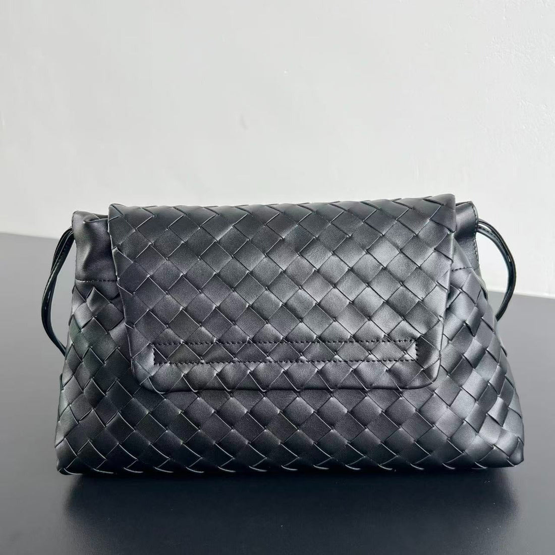 Bv 2026 Giorno Bag 33CM Black Leather