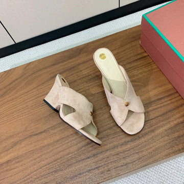 High Heels 85 Mm In Light Pink Suede