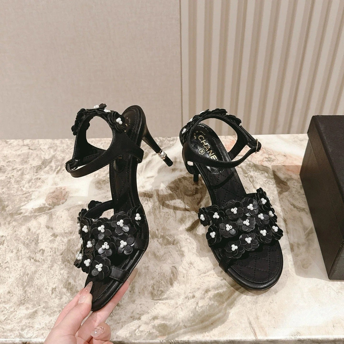 CC 26S Floral Sandals 75 Sheepskin 658464