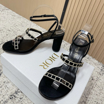 CD 26S High Heel Sandals 80 Leather 643496