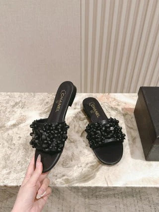 CC 26S Floral Slippers Sheepskin 658459