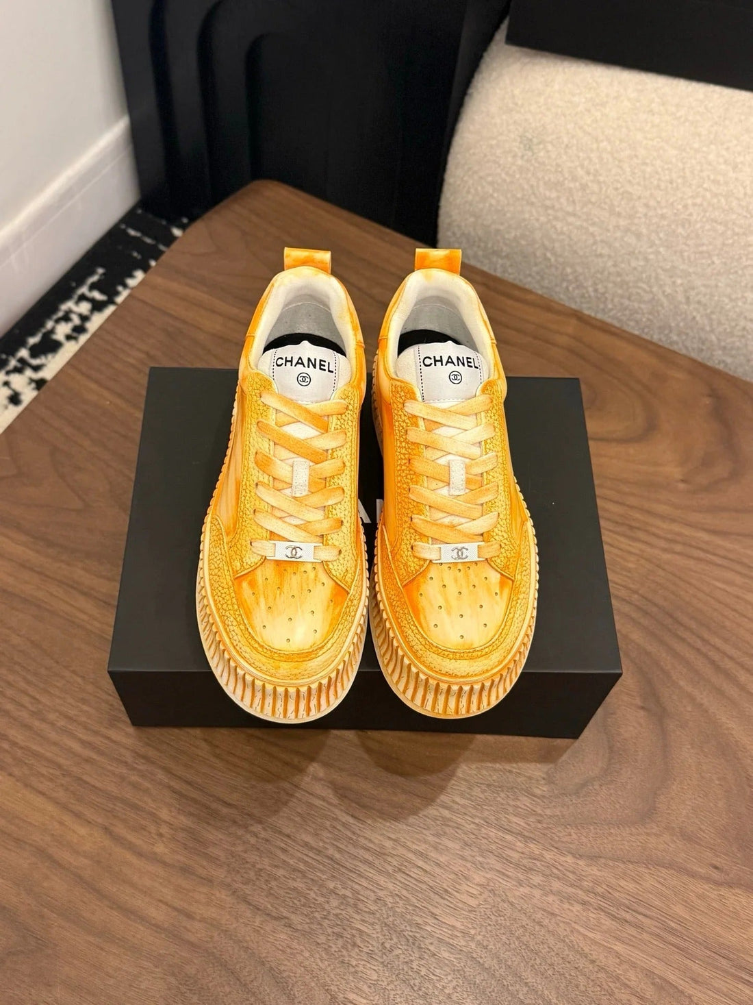 CC 26S Casual Sneaker Sunny Orange Leather 183617