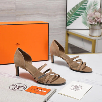 Hm 26SS Sandals 65 Light Brown Suede 601228