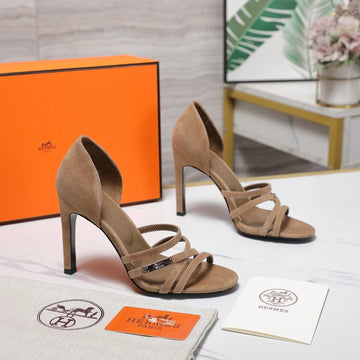 Hm 26SS Sandals 85 Light Brown Suede 601234