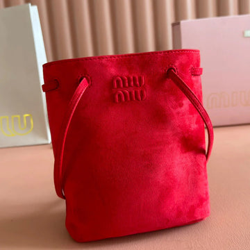Mini Tote Bag 17 Red In Nappa Calfskin