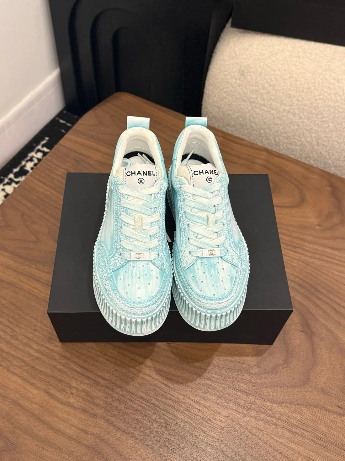CC 26S Casual Sneaker Blue Pastel Leather 183619