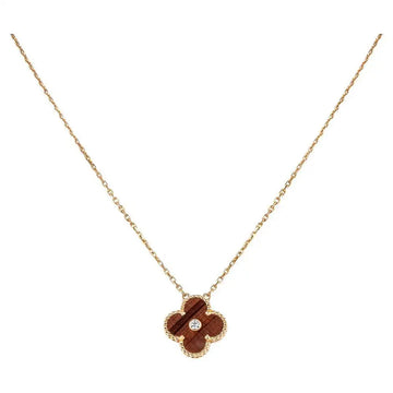 Clover Gold Carnelian Clover Necklace