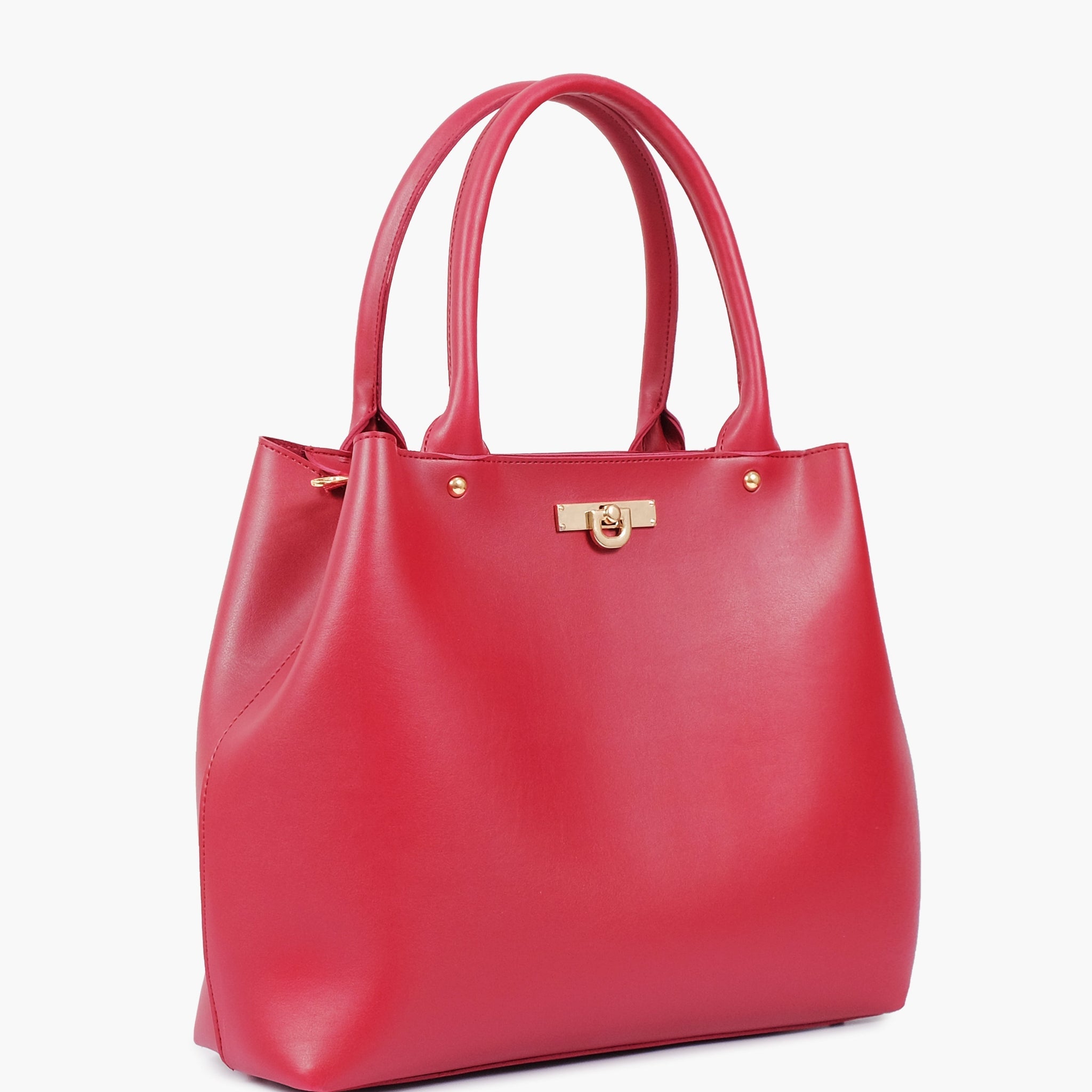 Maroon zipper Tote Bags