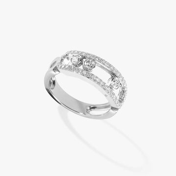 Move Classic Paved Diamond Ring