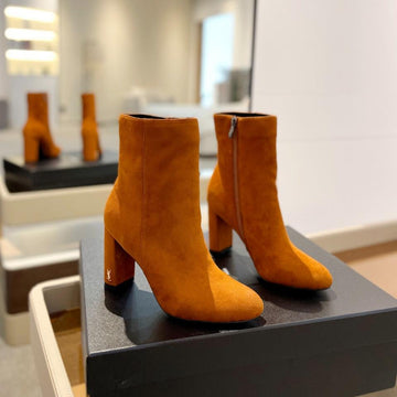 Sl Honoré Booties Brick Suede