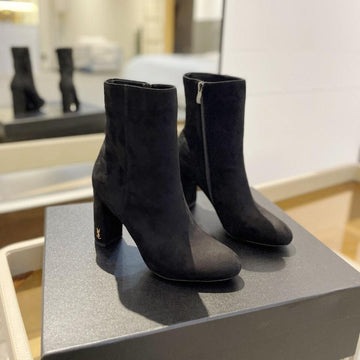 Sl Honoré Booties Black Suede