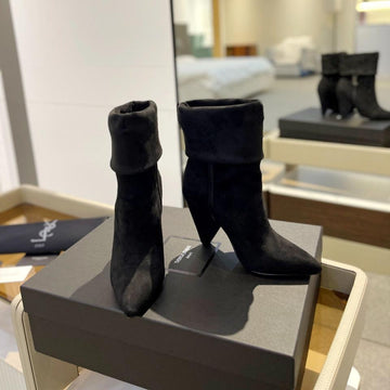 Sl Niki Booties Black Suede