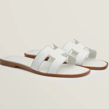 Hm 25 Oran Sandal White Calfskin