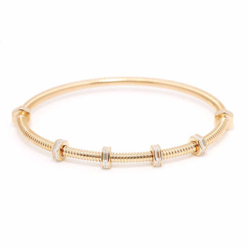 Nuts And Bolts Gold Bracelet