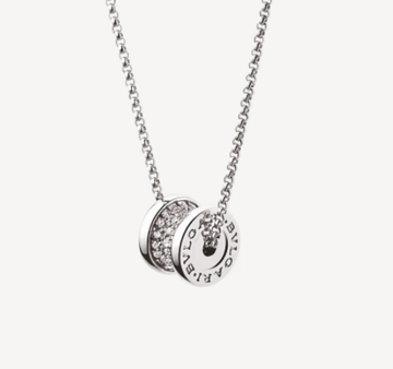 Zero 1 Silver Diamond Necklace