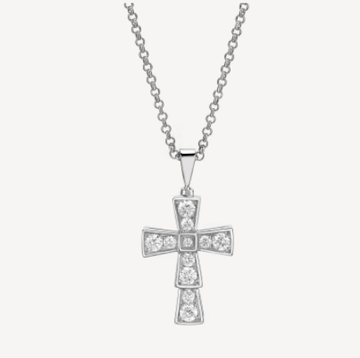 Croce Pedant Diamond Necklace