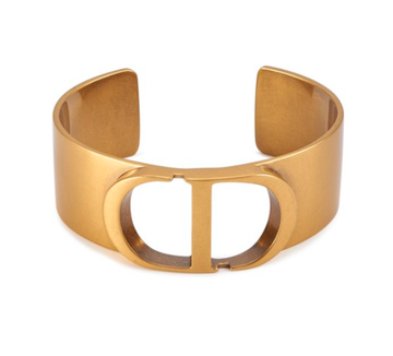 CD Cuff Bracelet Gold