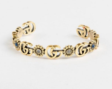 GG Motif Gold Cuff Bracelet